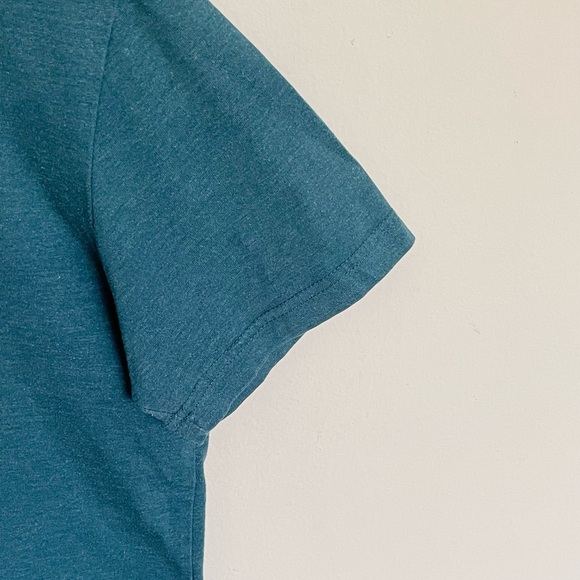 Vintage Fossil #3 Airmail Font Graphic Dark Teal T Shirt Men’s size Large - Picture 5 of 9